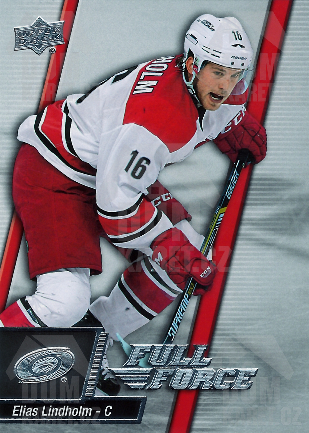 Elias Lindholm - 2015/16 UD Full Force Hockey - #43
