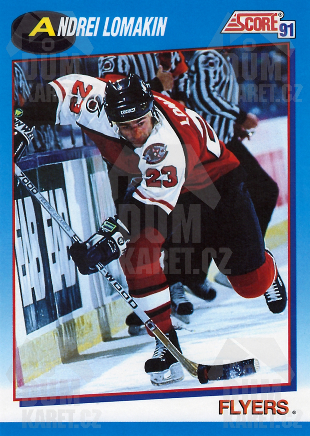 Andrei Lomakin - 1991/92 Score Hockey - Blue - #660