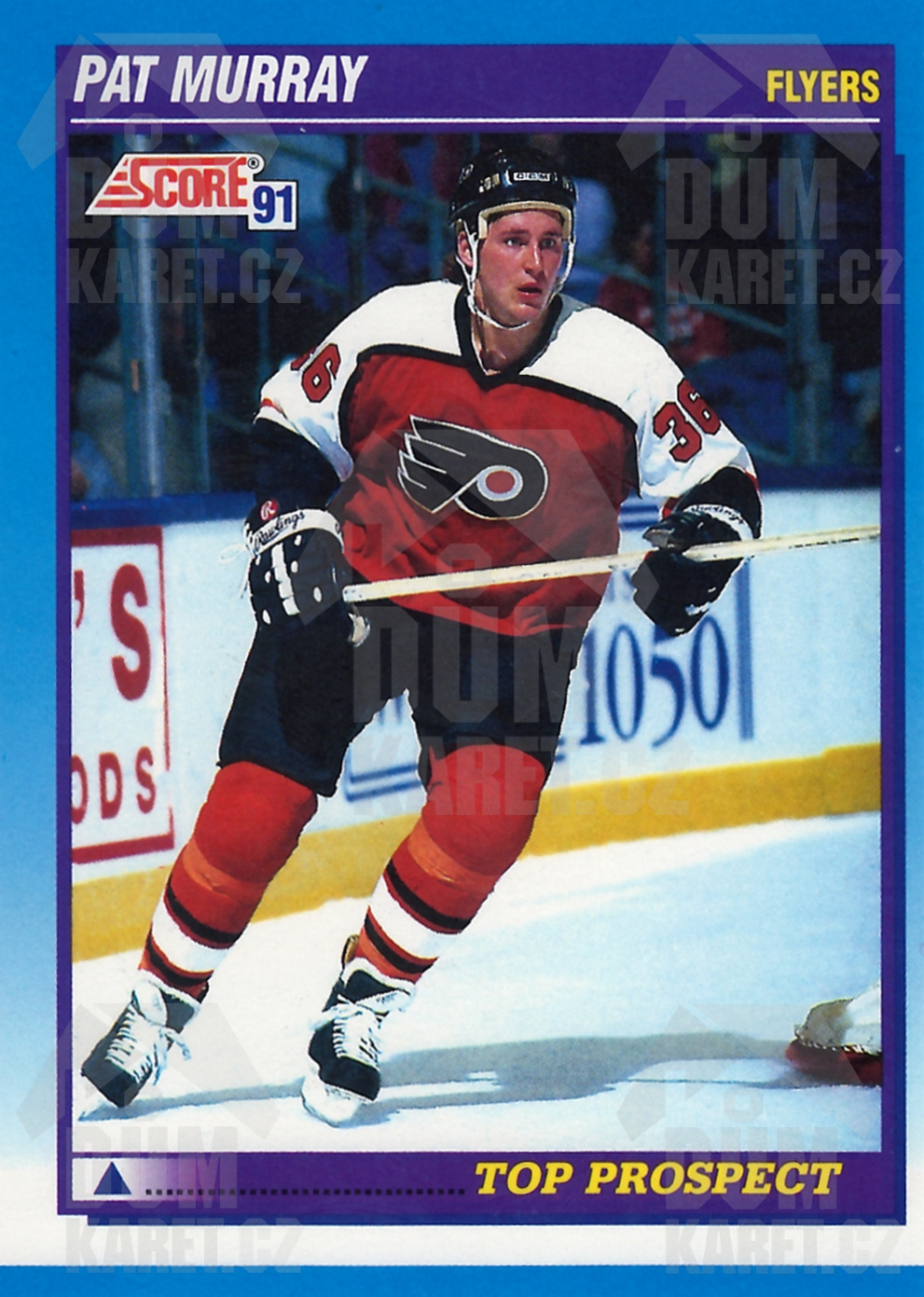 Pat Murray - 1991/92 Score Hockey - Blue - Top Prospect - #351