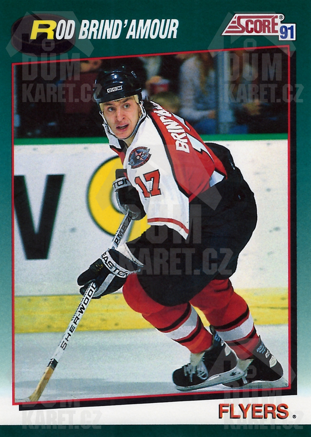 Rod Brind´Amour - 1991/92 Score Hockey - Green - #68T