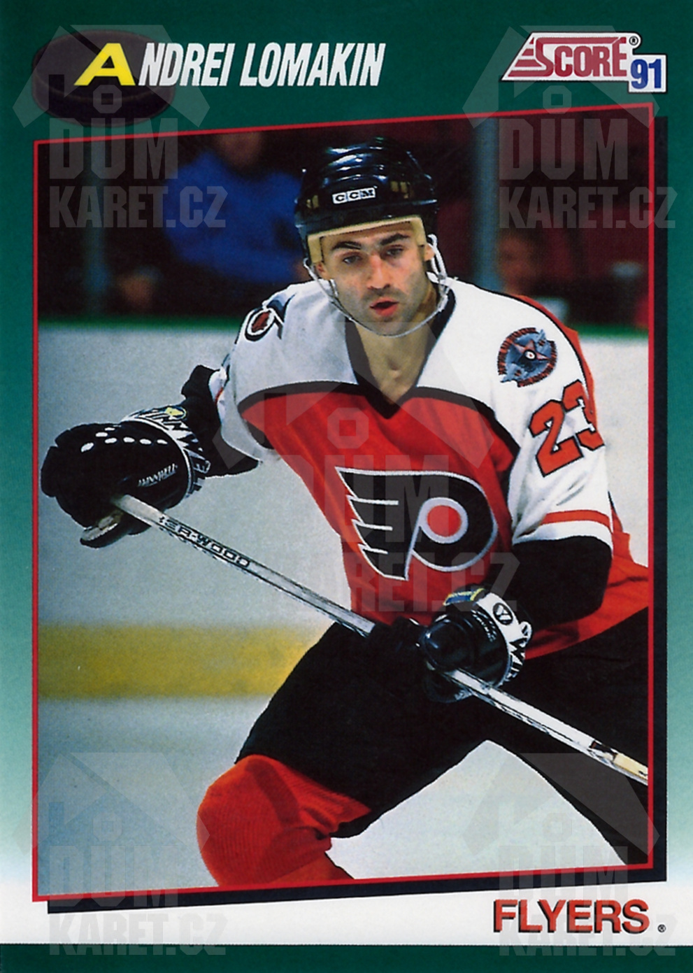 Andrei Lomakin - 1991/92 Score Hockey - Green - #110T