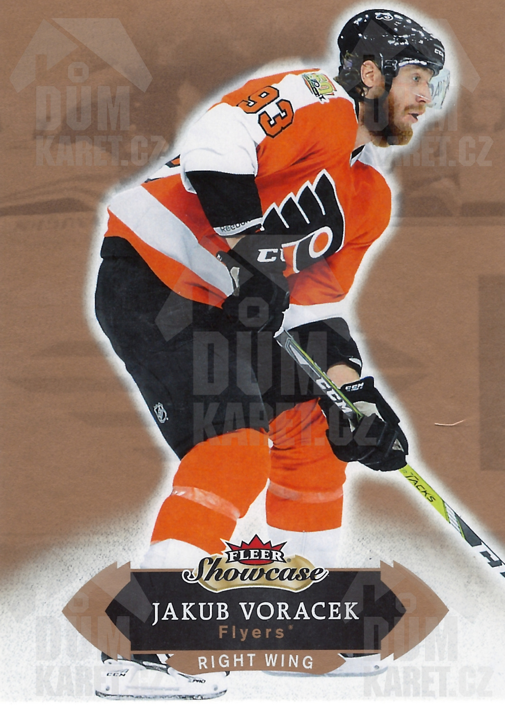 Jakub Voráček - 2016/17 Fleer Showcase Hockey - #55