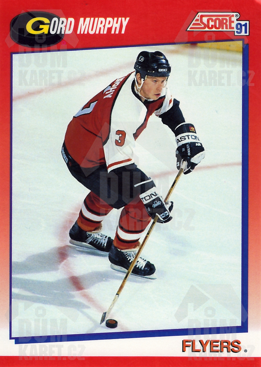 Gord Murphy - 1991/92 Score Hockey - Red - #43