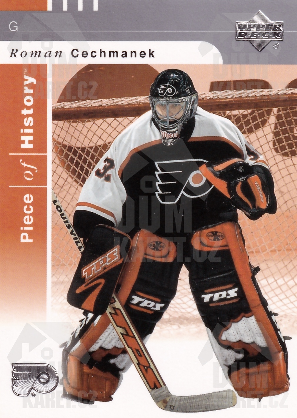 Roman Čechmánek - 2002/03 UD Piece of History - #67