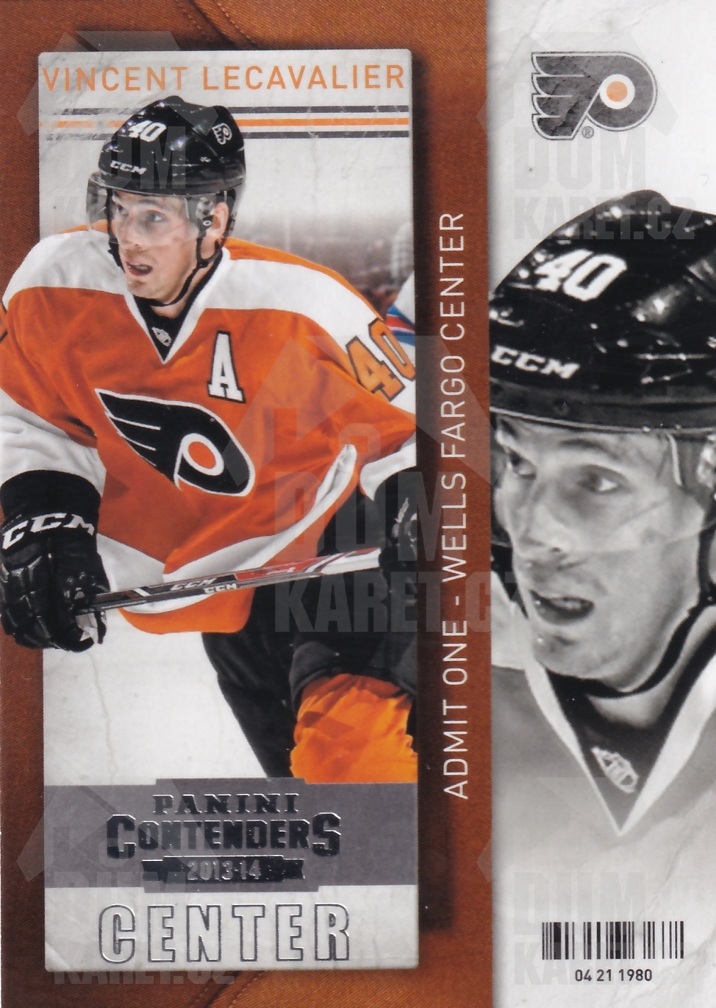 Vincent Lecavalier - 2013/14 Panini Contenders - #76