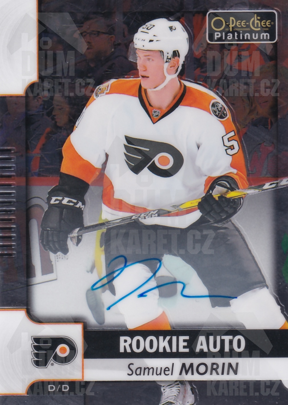 Samuel Morin - 2017/18 OPC Platinum Hockey - Rookie Auto - #R-SM