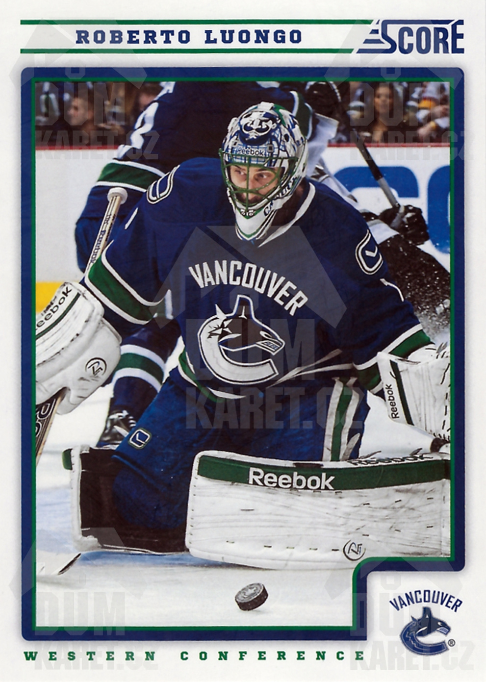 Roberto Luongo - 2012/13 Score Hockey - #453