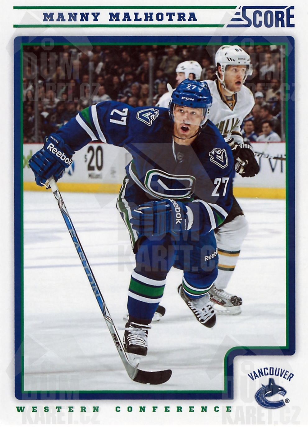 Manny Malhotra - 2012/13 Score Hockey - #452