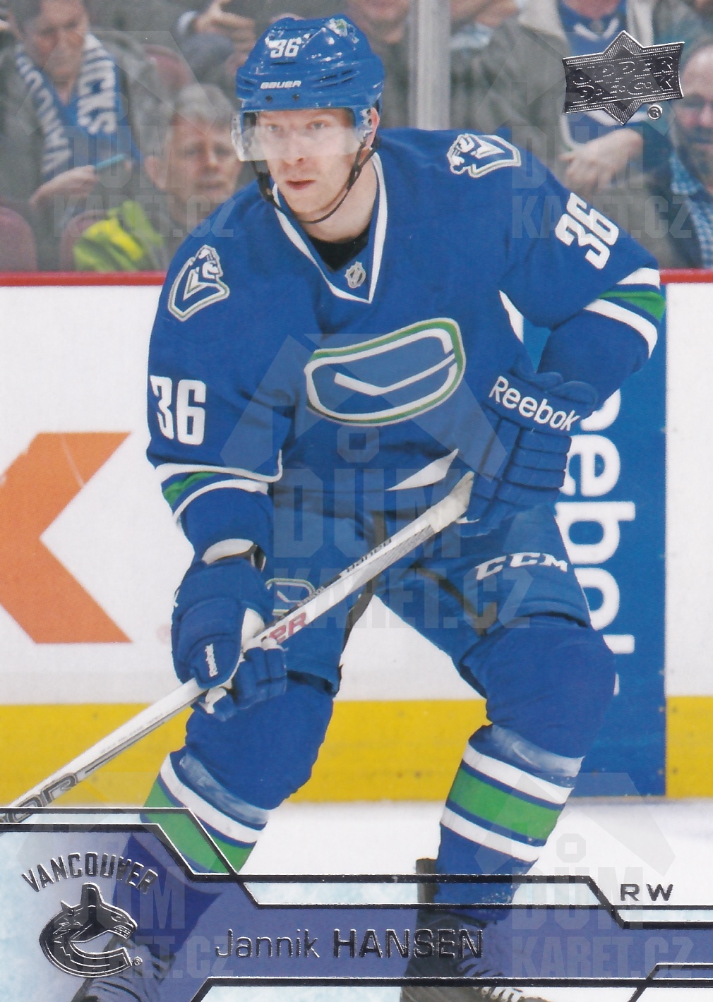 Jannik Hansen - 2016/17 UD Series I. Hockey - #182