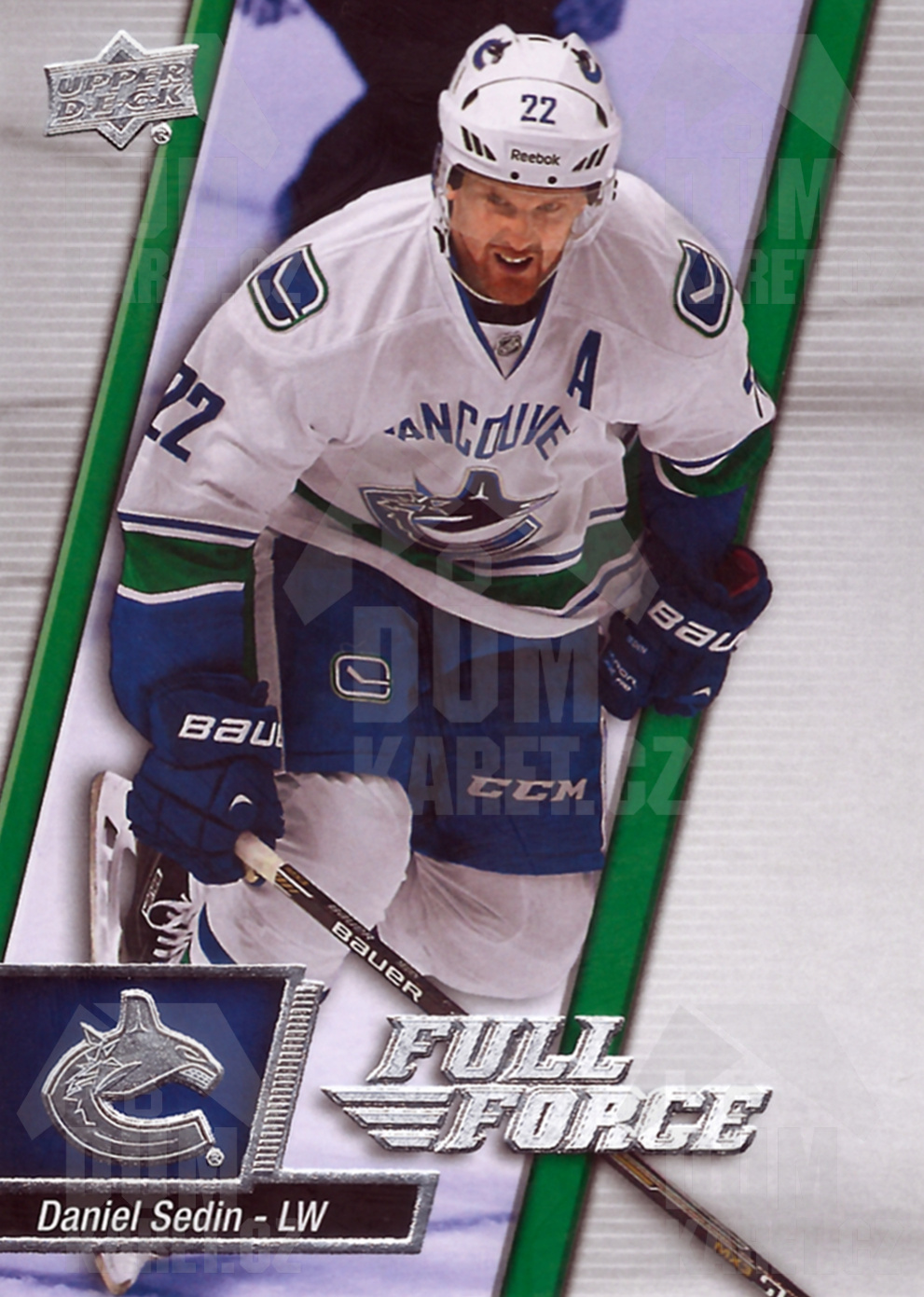 Daniel Sedin - 2015/16 UD Full Force Hockey - #46