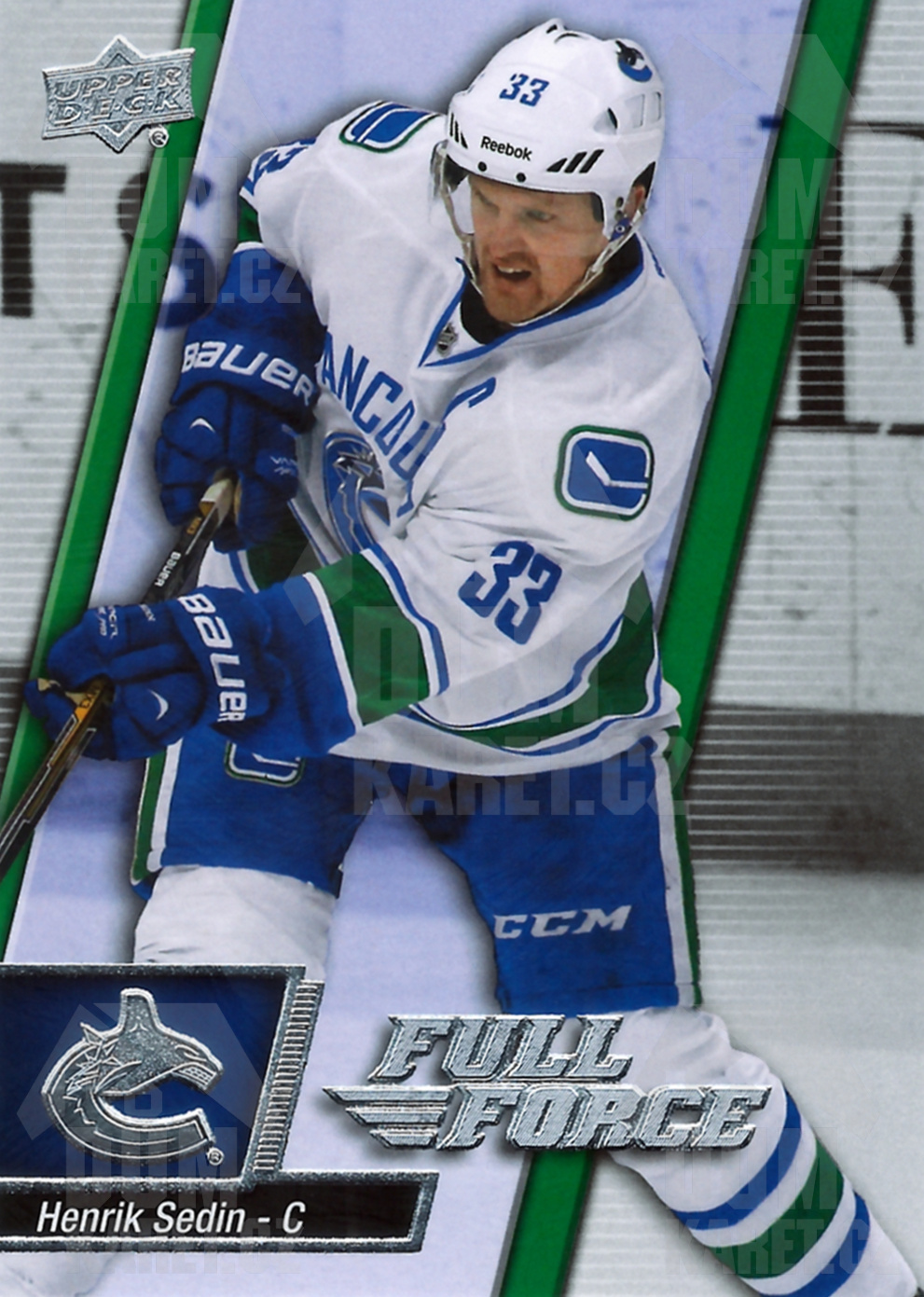 Henrik Sedin - 2015/16 UD Full Force Hockey - #83