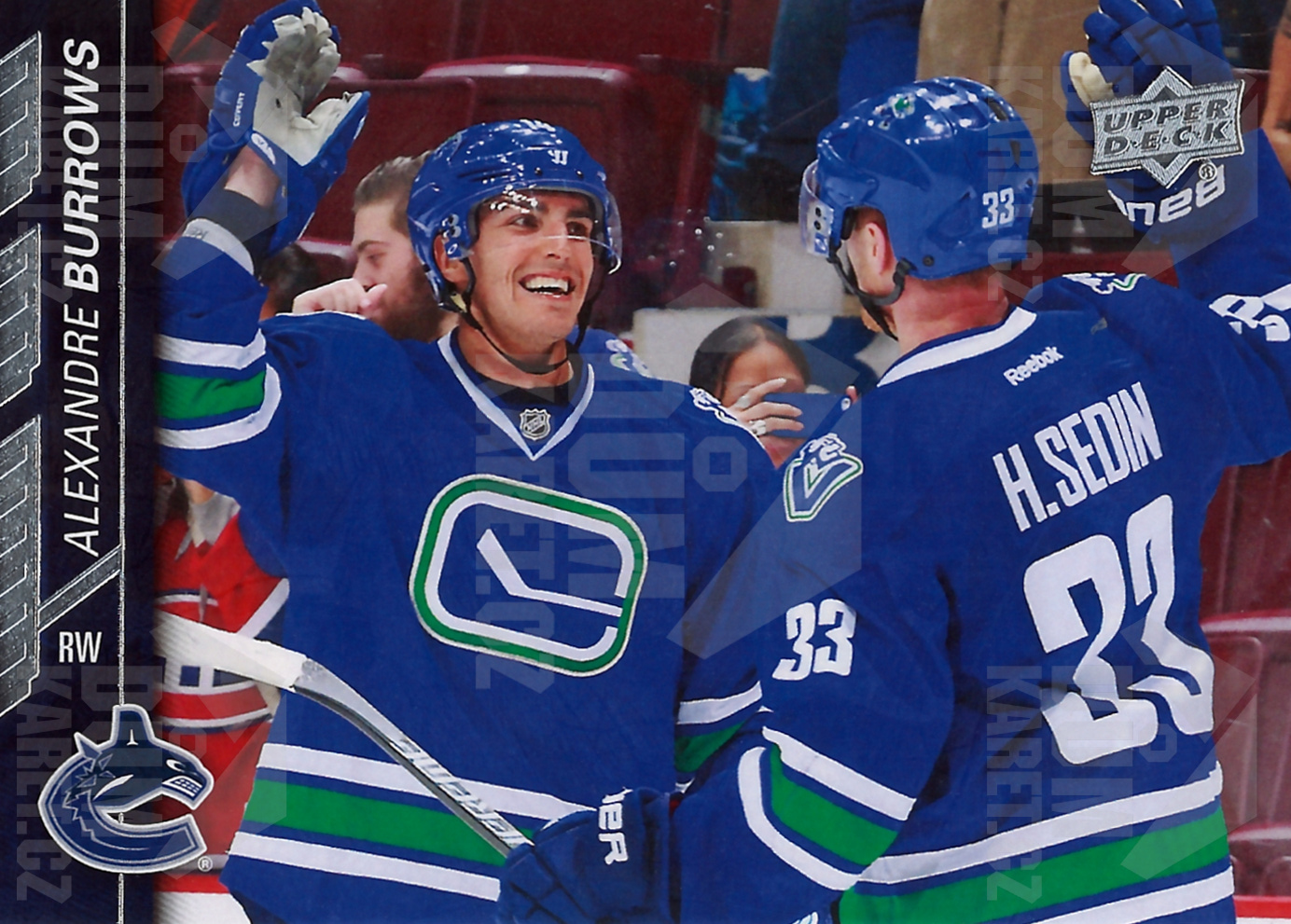 Alexandre Burrows - 2015/16 UD Series I. Hockey - #180