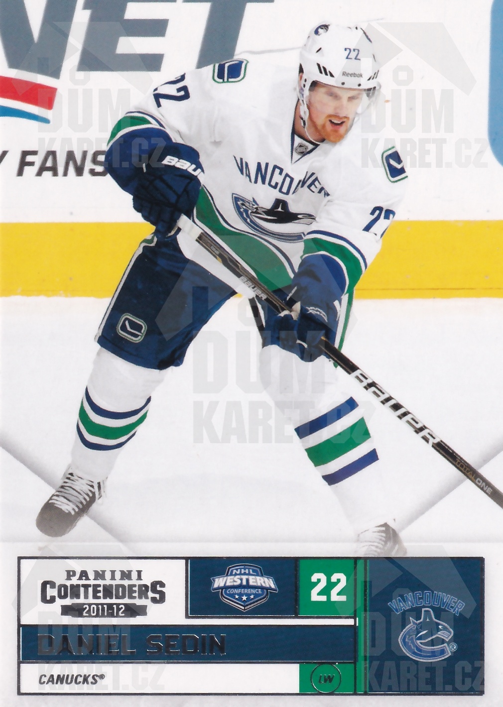 Daniel Sedin - 2011/12 Panini Contenders - #47