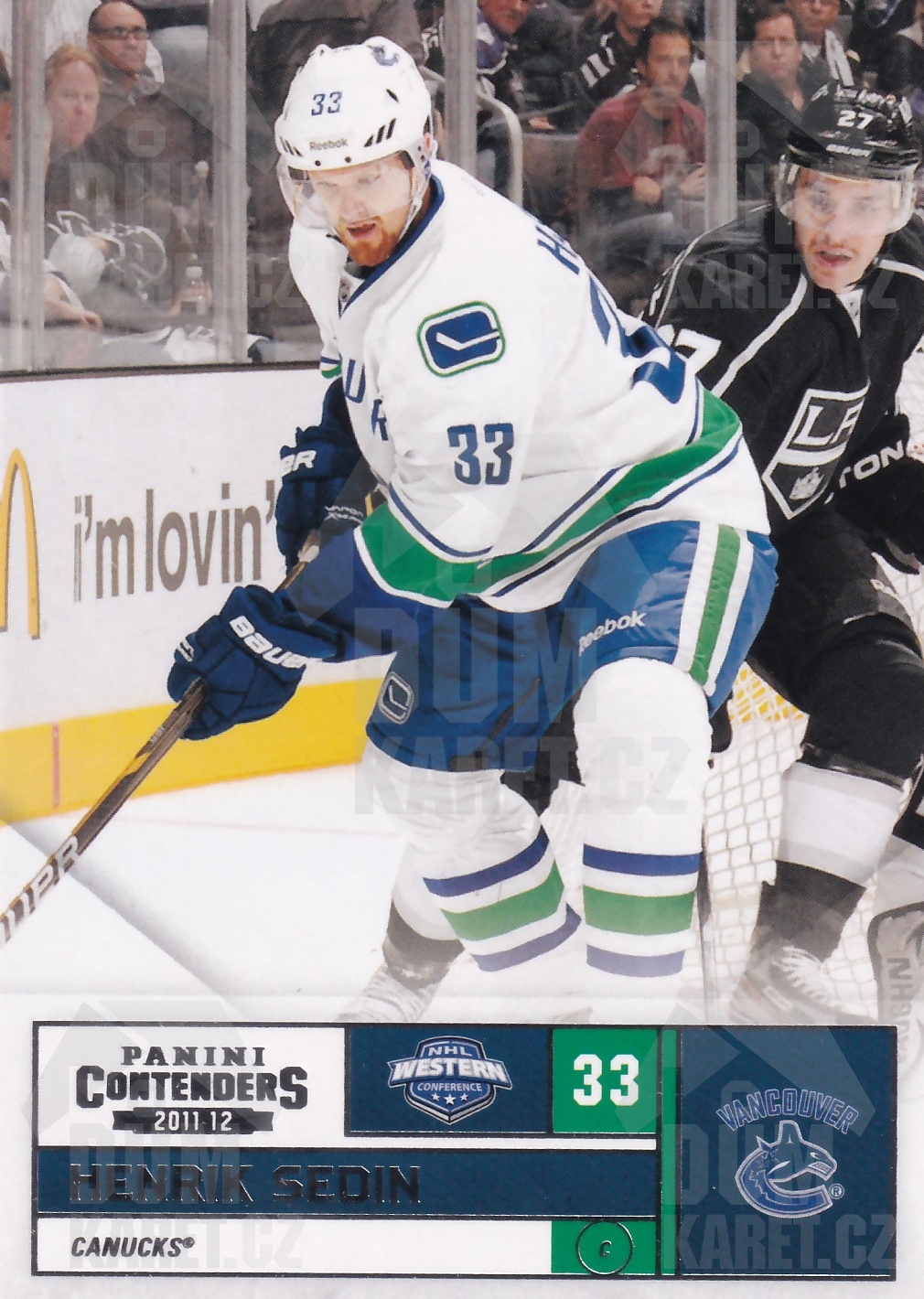 Henrik Sedin - 2011/12 Panini Contenders - #44