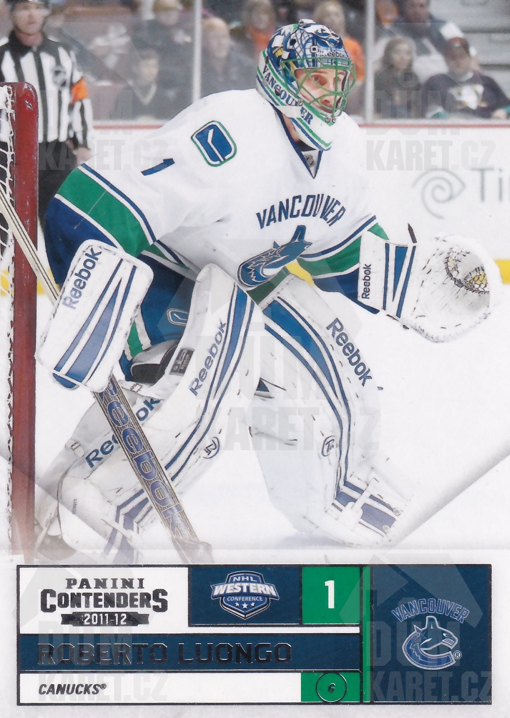 Roberto Luongo - 2011/12 Panini Contenders - #1