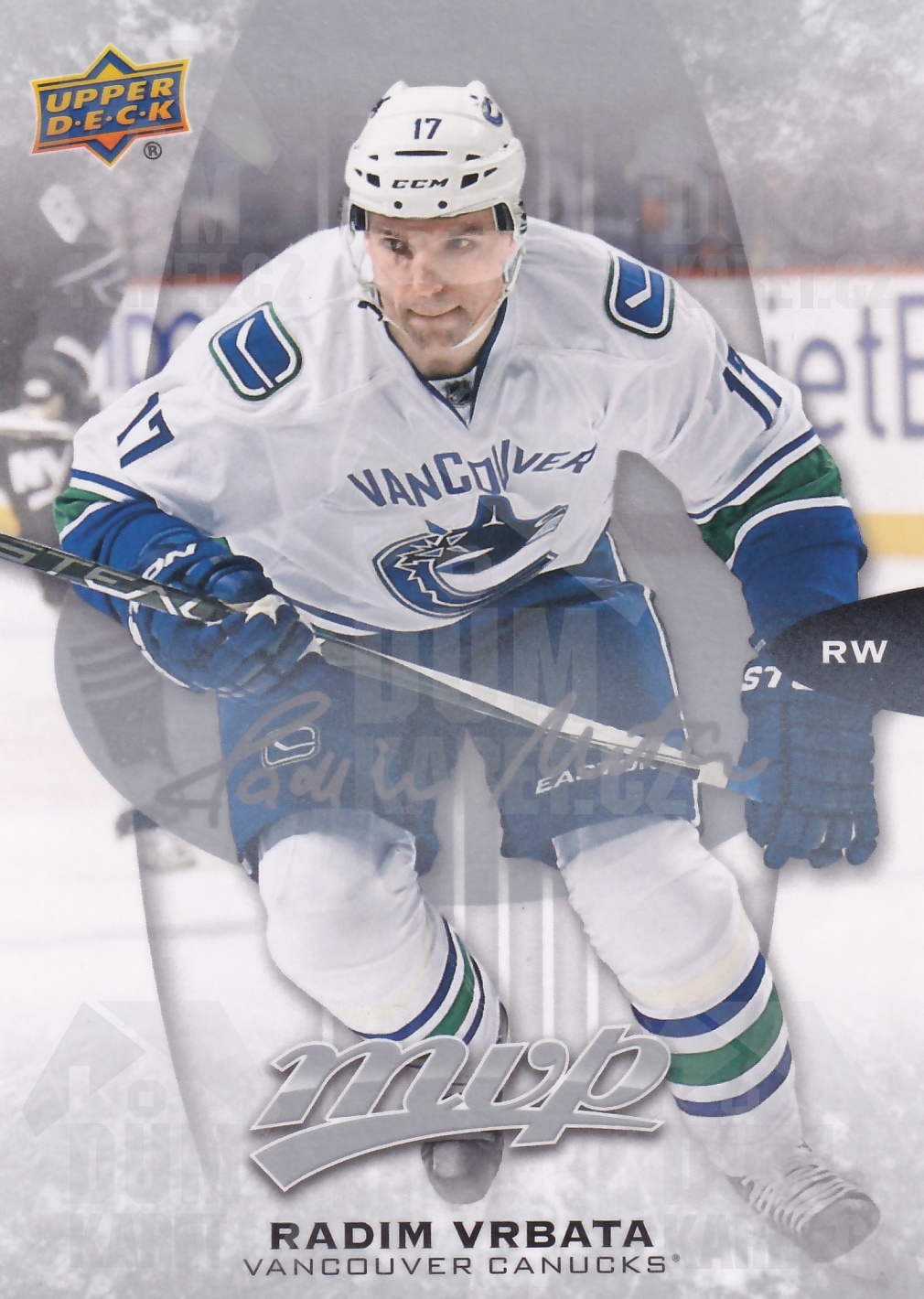 Radim Vrbata - 2016/17 MVP Hockey - Silver - #154