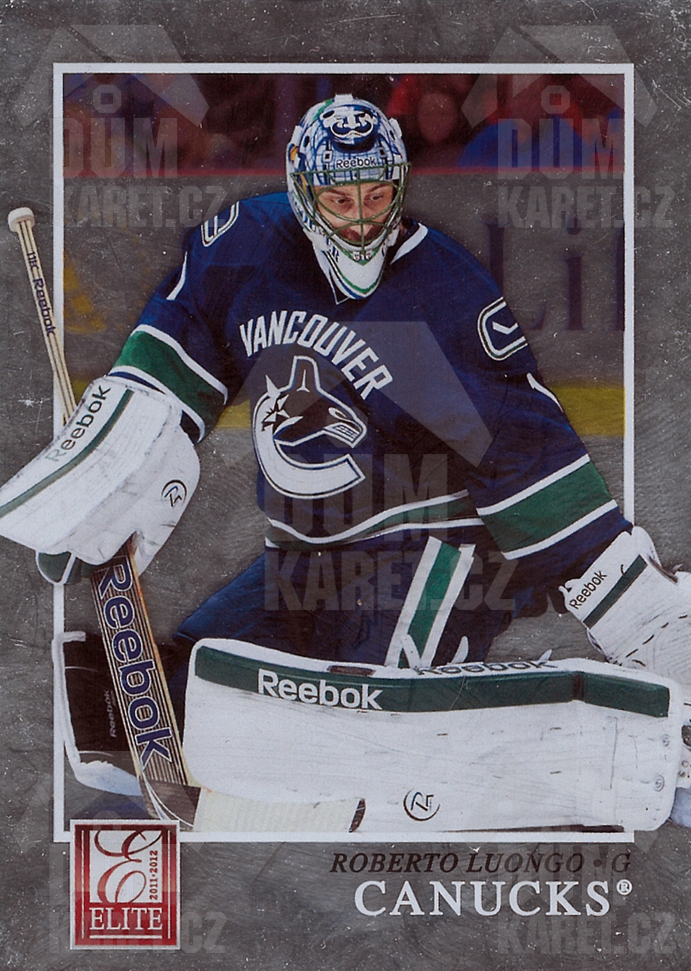 Roberto Luongo - 2011/12 Elite Hockey - #186