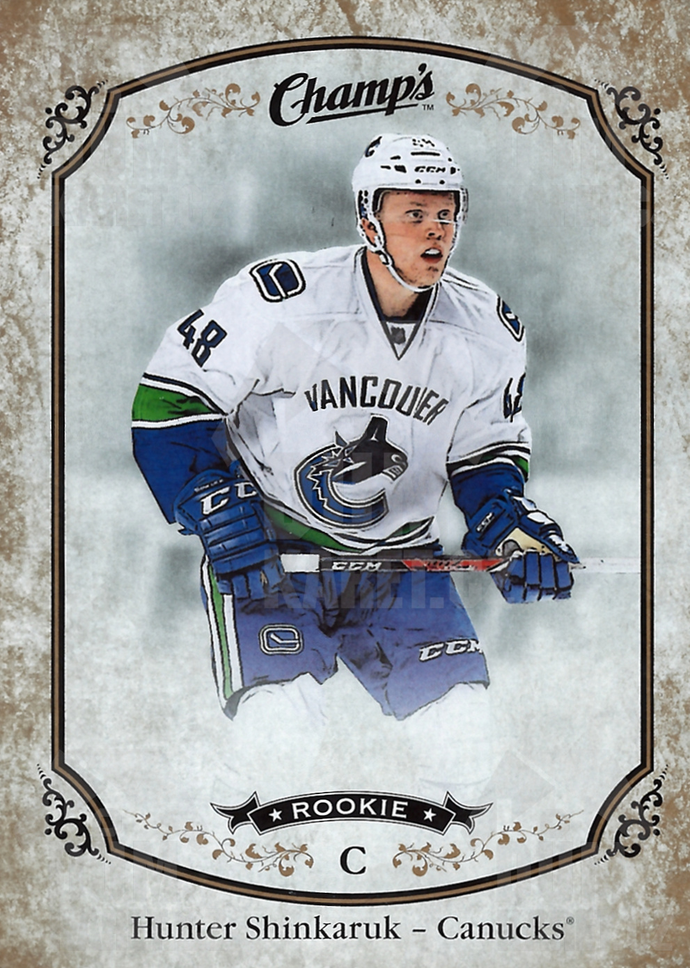 Hunter Shinkaruk - 2015/16 UD Champ's Hockey - RC - #175