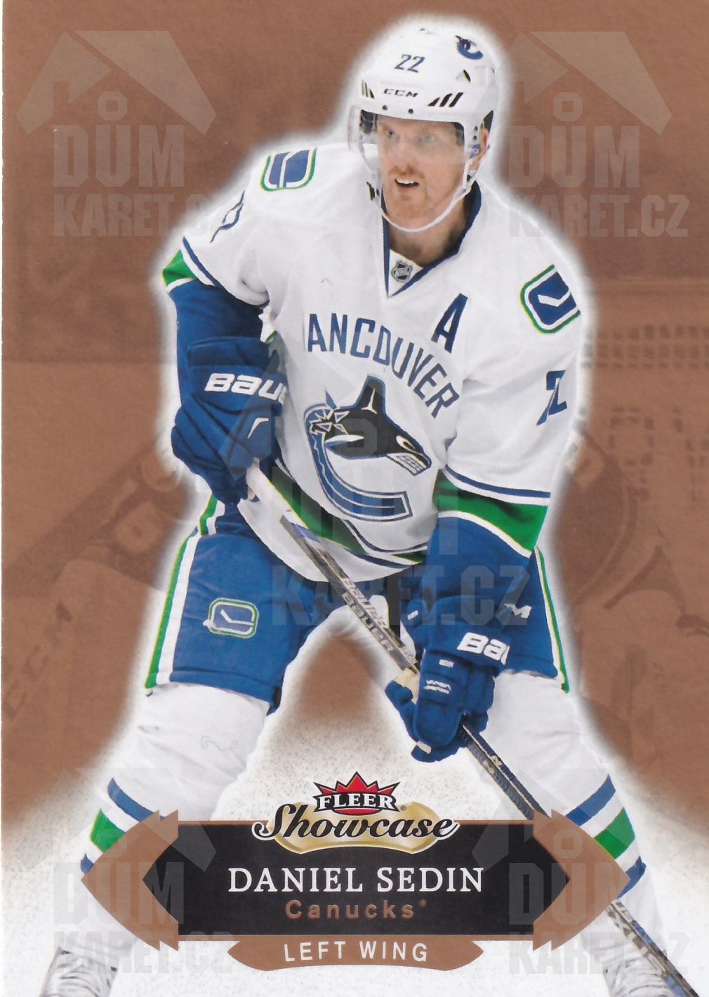 Daniel Sedin - 2016/17 Fleer Showcase Hockey - #4