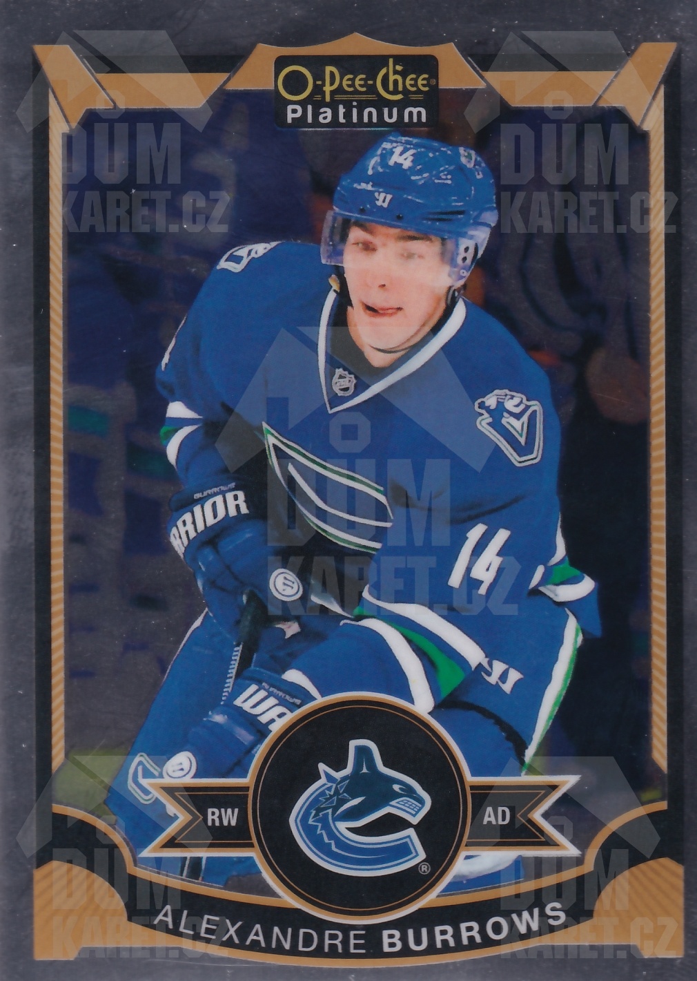 Alexandre Burrows - 2015/16 OPC Platinum Hockey - #132