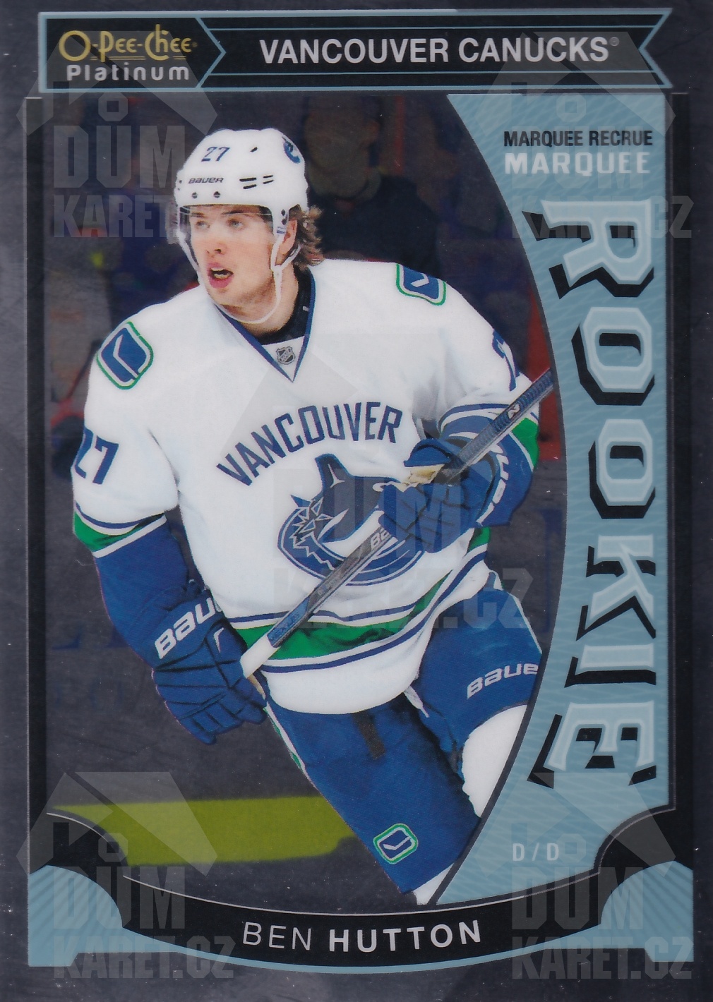 Ben Hutton - 2015/16 OPC Platinum Hockey - Marquee Rookie - #M23