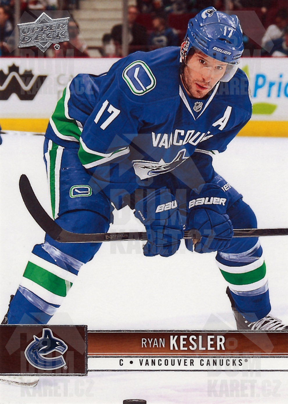 Ryan Kesler - 2012/13 UD Series I. Hockey - #182
