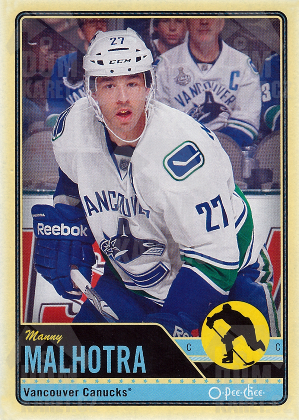 Manny Malhotra - 2012/13 O-Pee-Chee Hockey - #216