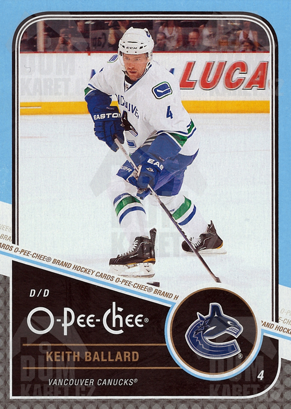 Keith Ballard - 2011/12 O-Pee-Chee Hockey - #356