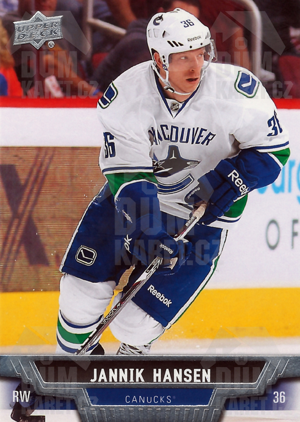Jannik Hansen - 2013/14 UD Series I. Hockey - #197