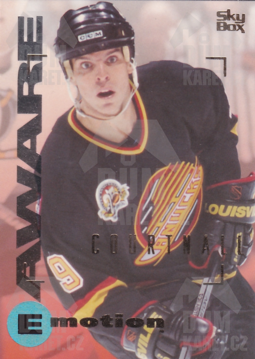 Russ Courtnall - 1995/96 SkyBox Emotion - #179