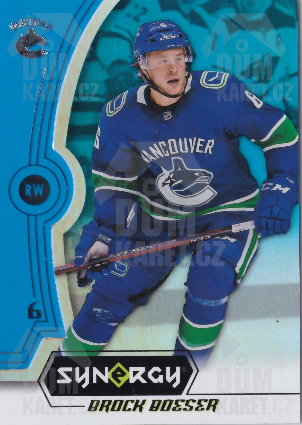 Brock Boeser - 2018/19 UD Synergy Hockey - Blue - #29