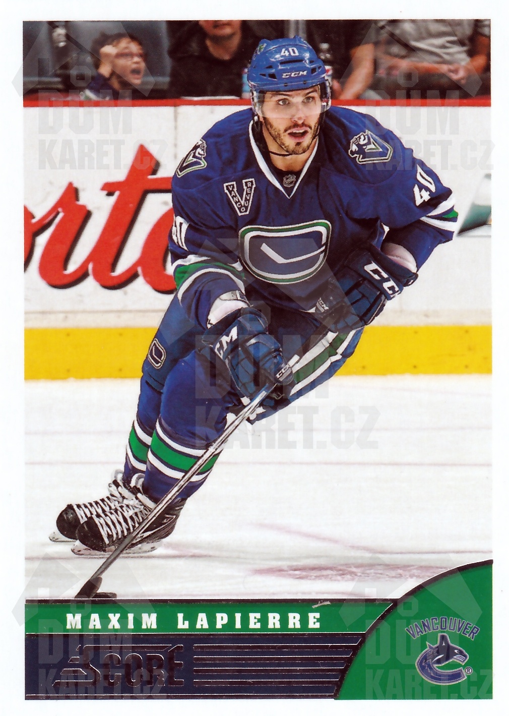 Maxim Lapierre - 2013/14 Panini Score Hockey - #509