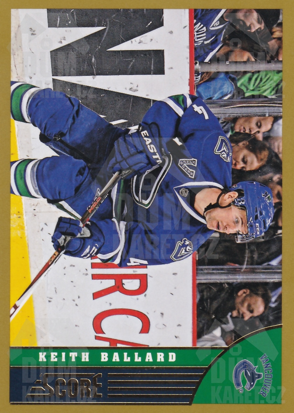 Keith Ballard - 2013/14 Panini Score Hockey - Gold - #505