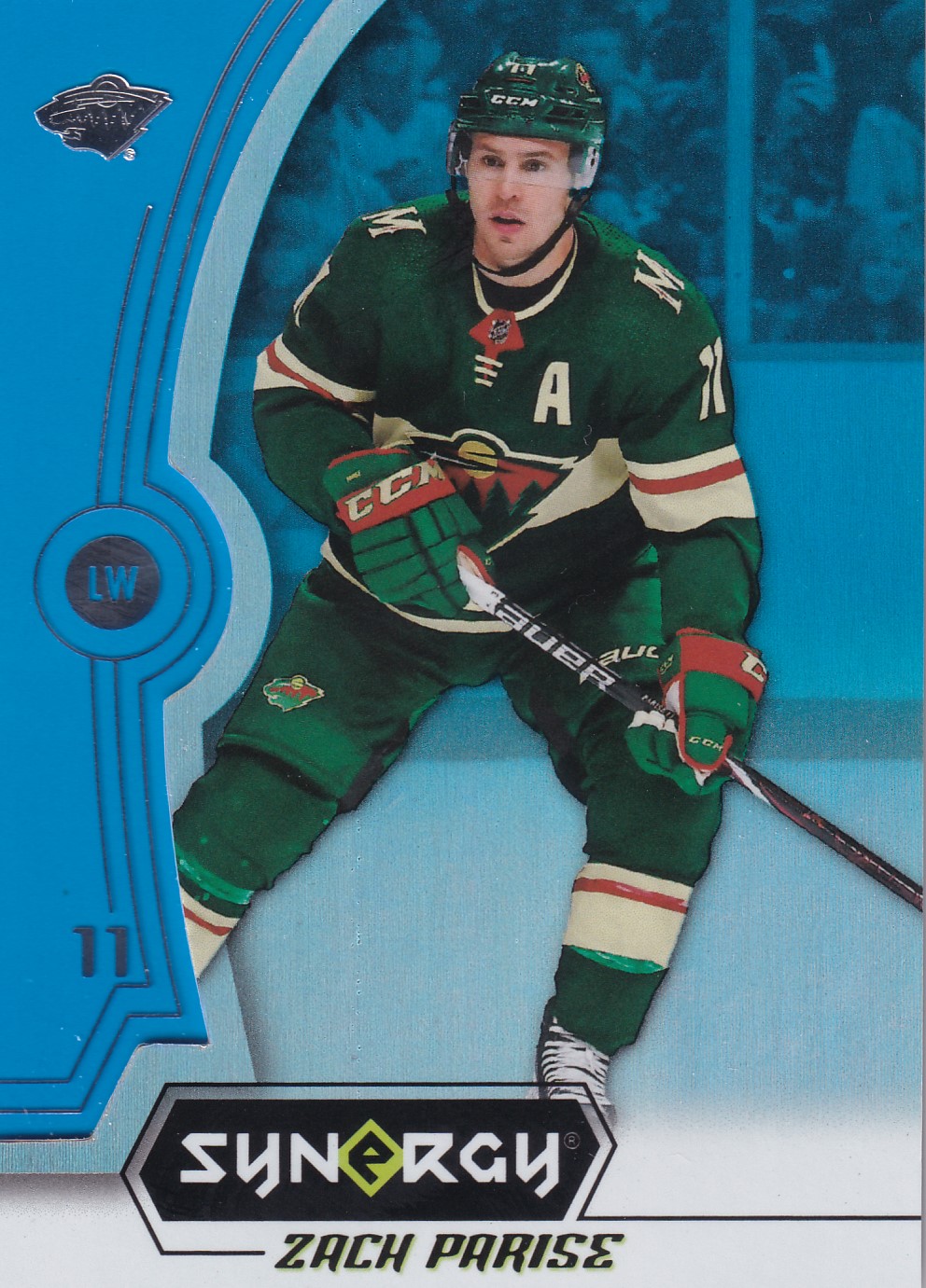 Zach Parise - 2018/19 UD Synergy Hockey - Blue - #19