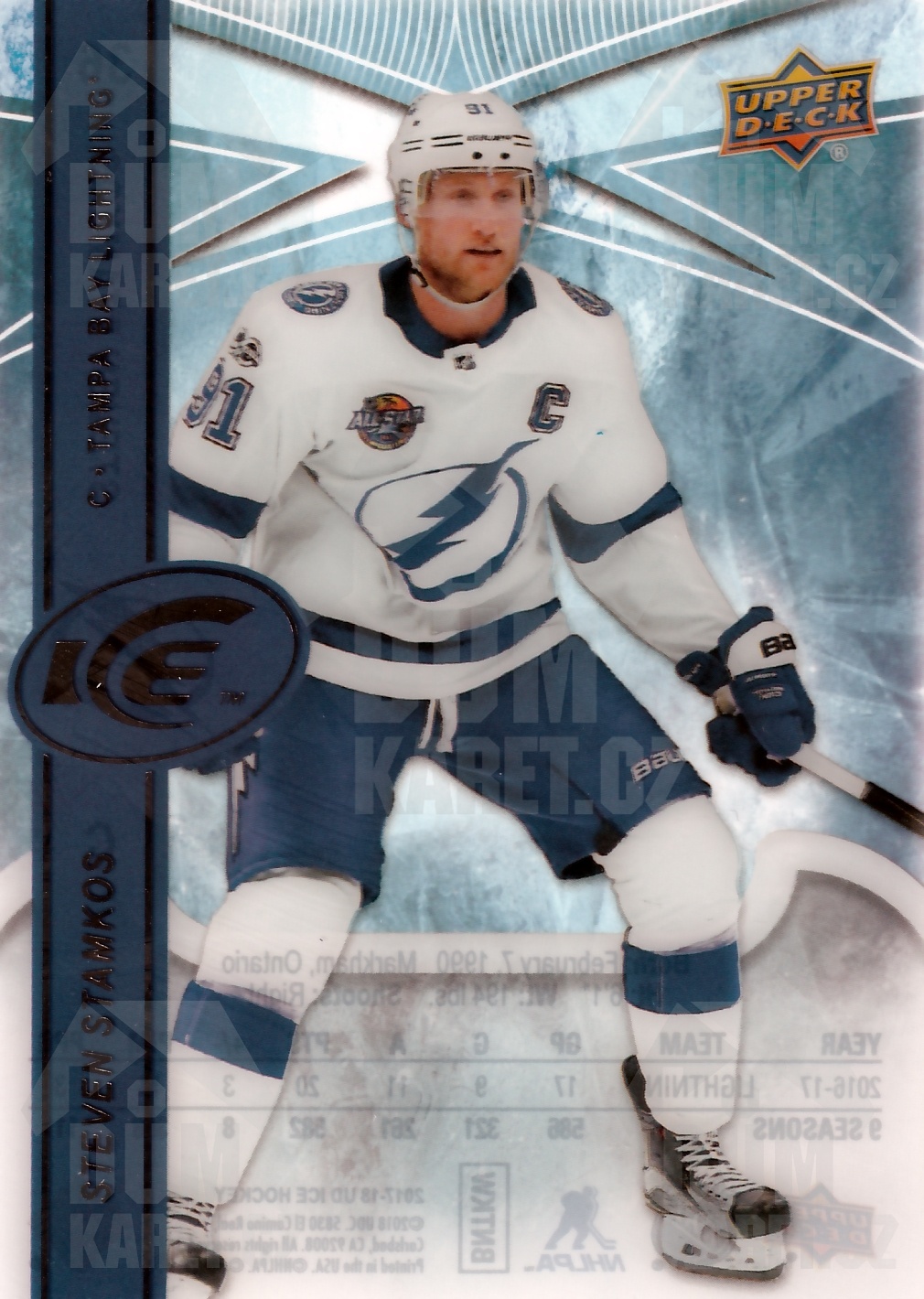 Steven Stamkos - 2017/18 UD Ice Hockey - #36