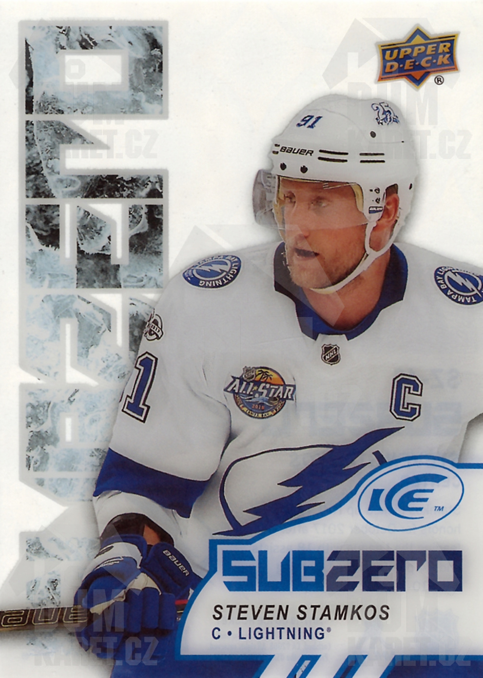 Steven Stamkos - 2017/18 UD Ice Hockey - Sub Zero - #SZ49