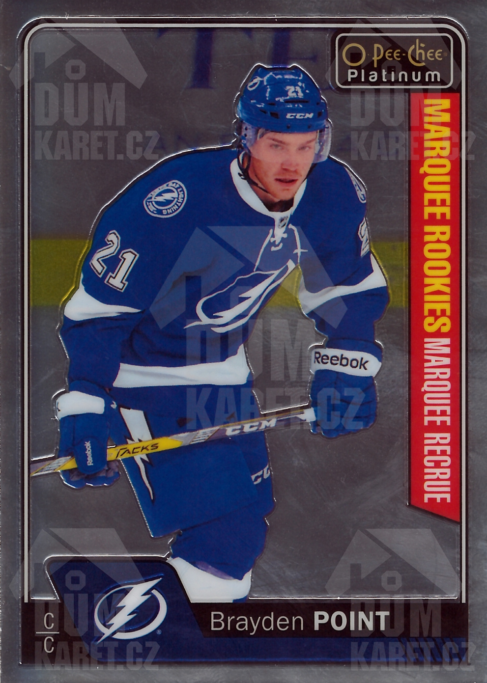 Brayden Point - 2016/17 OPC Platinum Hockey - Marquee Rookie - #184