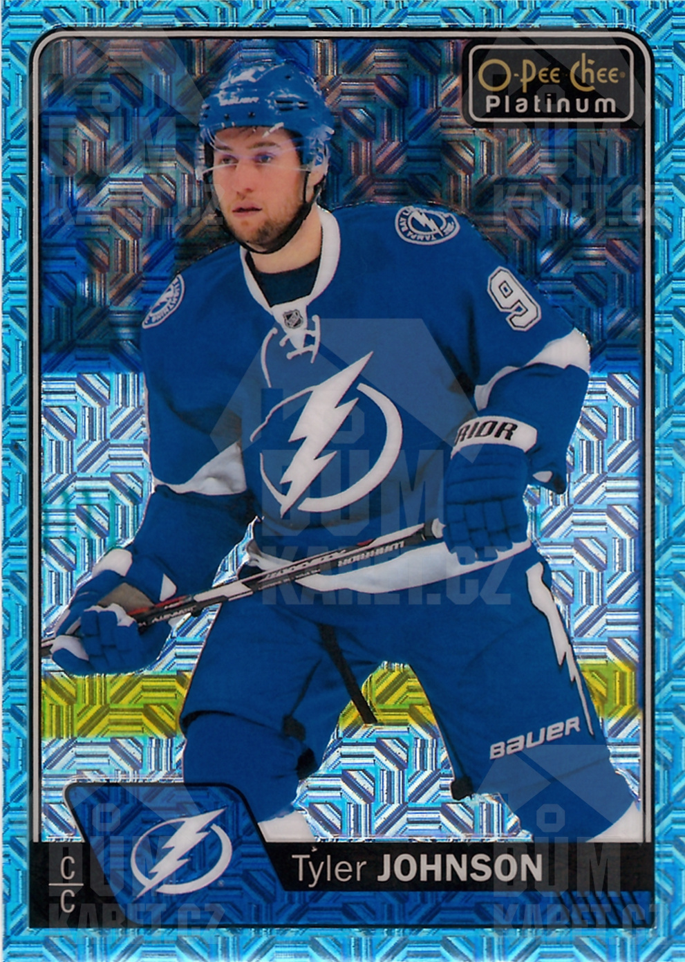 Tyler Johnson - 2016/17 OPC Platinum Hockey - Ice Blue Traxx - #46