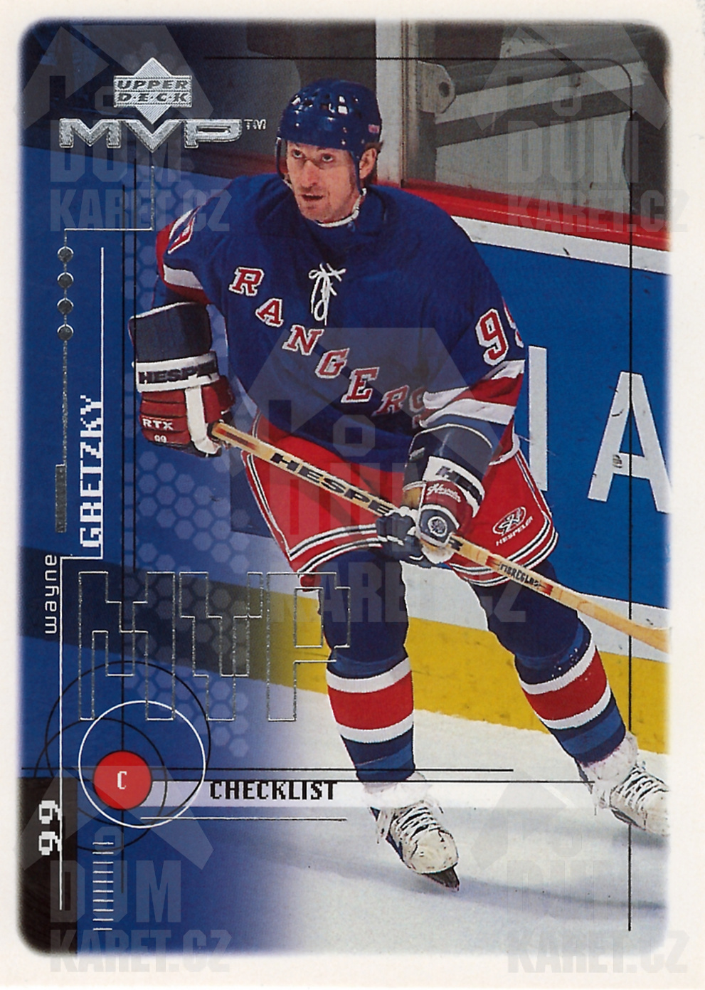 Wayne Gretzky - 1998/99 MVP Hockey - Checklist - #220