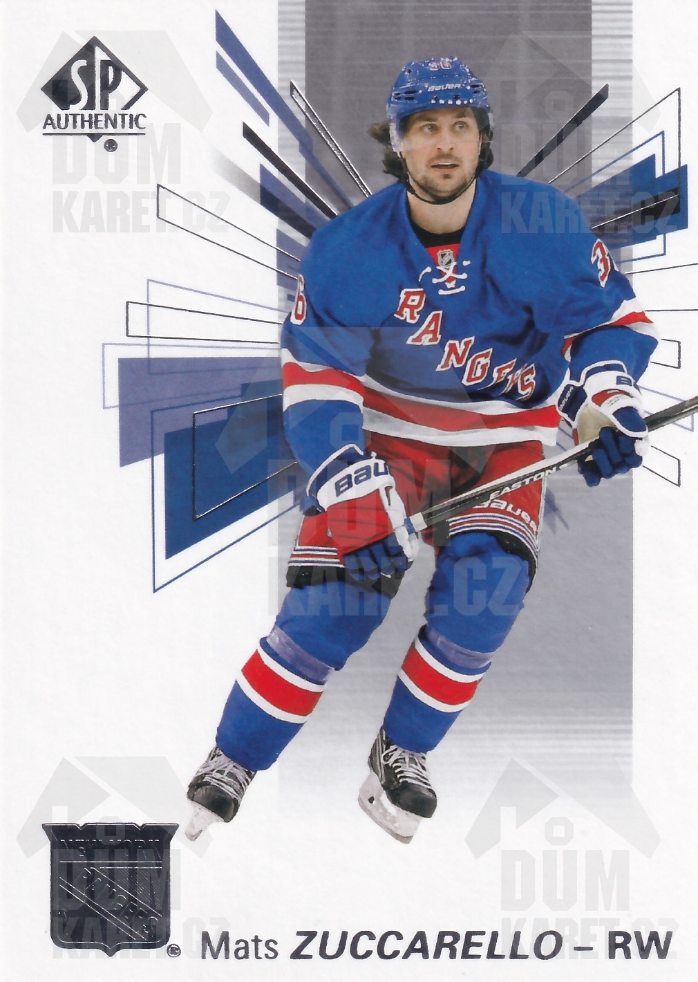 Mats Zuccarello - 2016/17 SP Authentic Hockey - #57