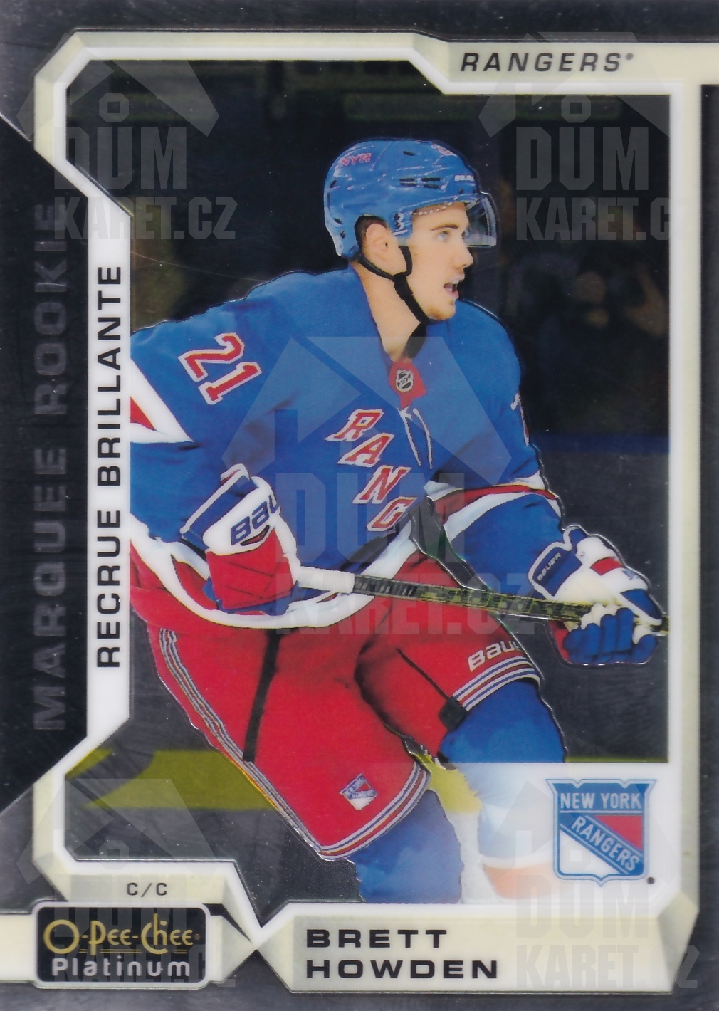 Brett Howden - 2018/19 OPC Platinum Hockey - Marquee Rookie - #185