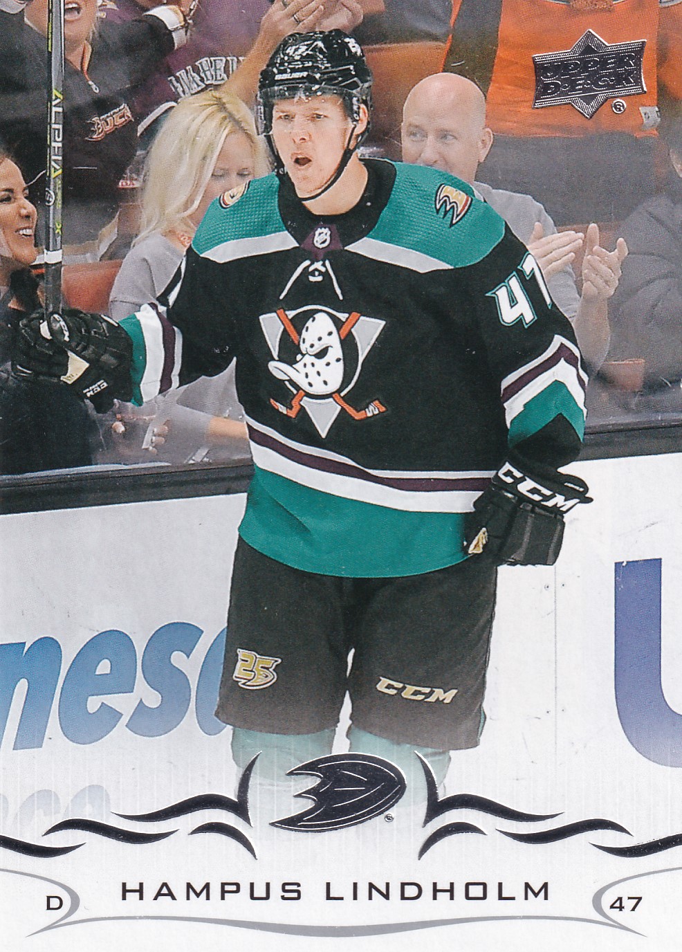 Hampus Lindholm - 2018/19 UD Series II. Hockey - #253