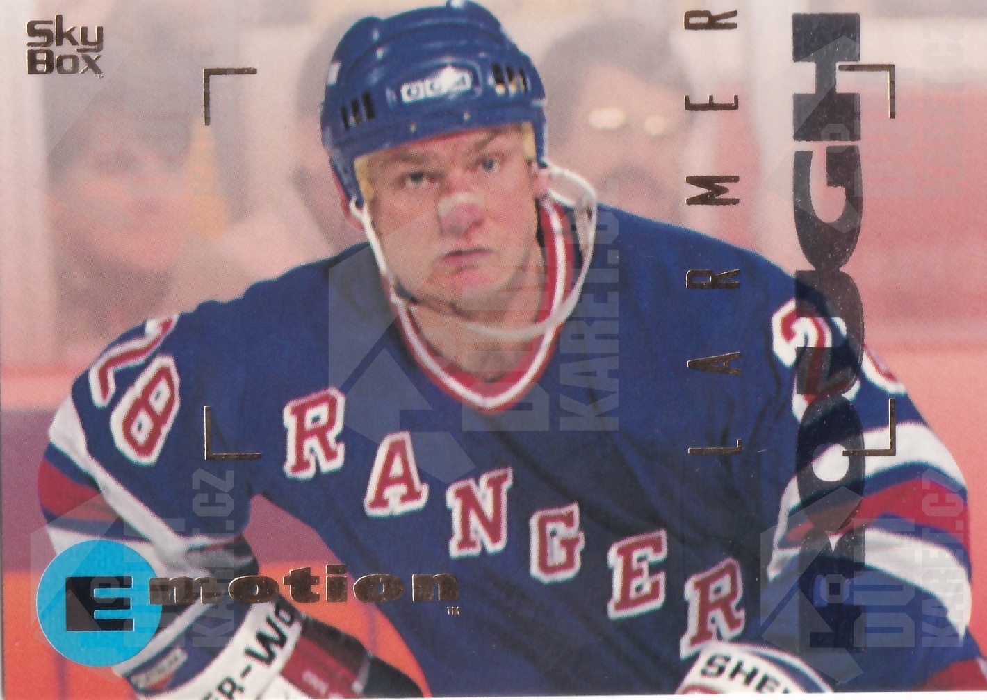 Steve Larmer - 1995/96 SkyBox Emotion - #114