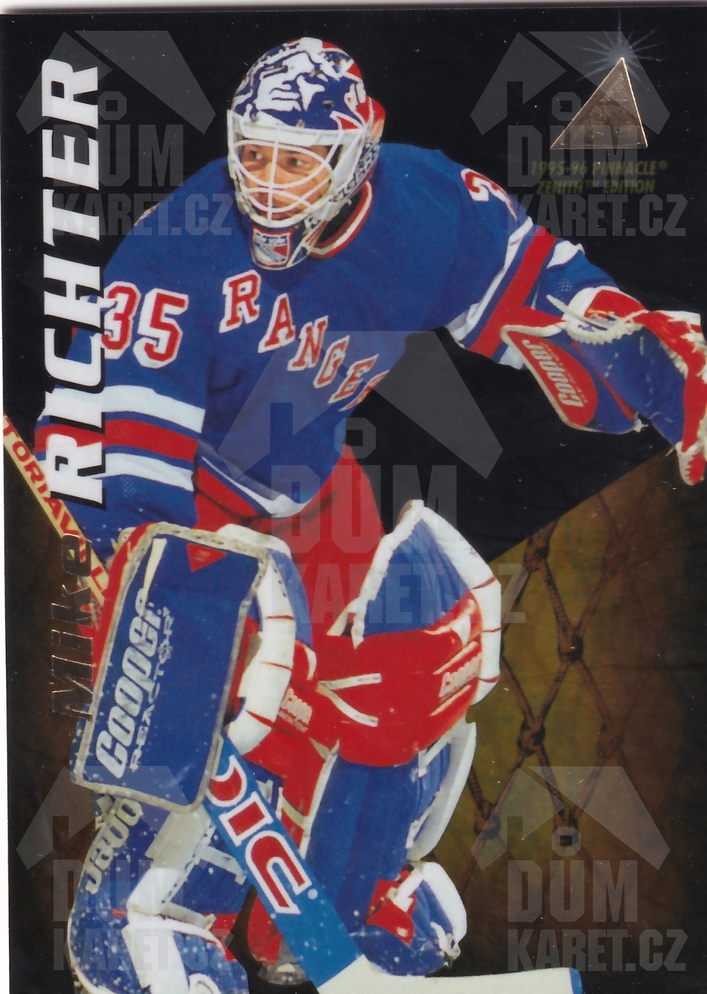 Mike Richter - 1995/96 Pinnacle Zenith - #53