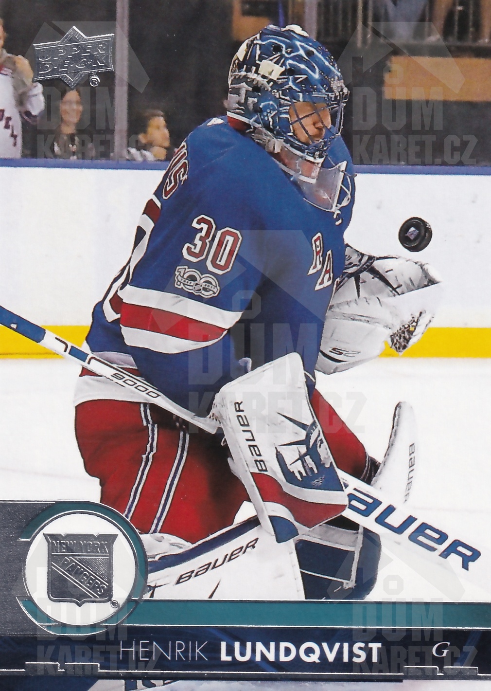 Henrik Lundqvist - 2017/18 UD Series II. Hockey - #372