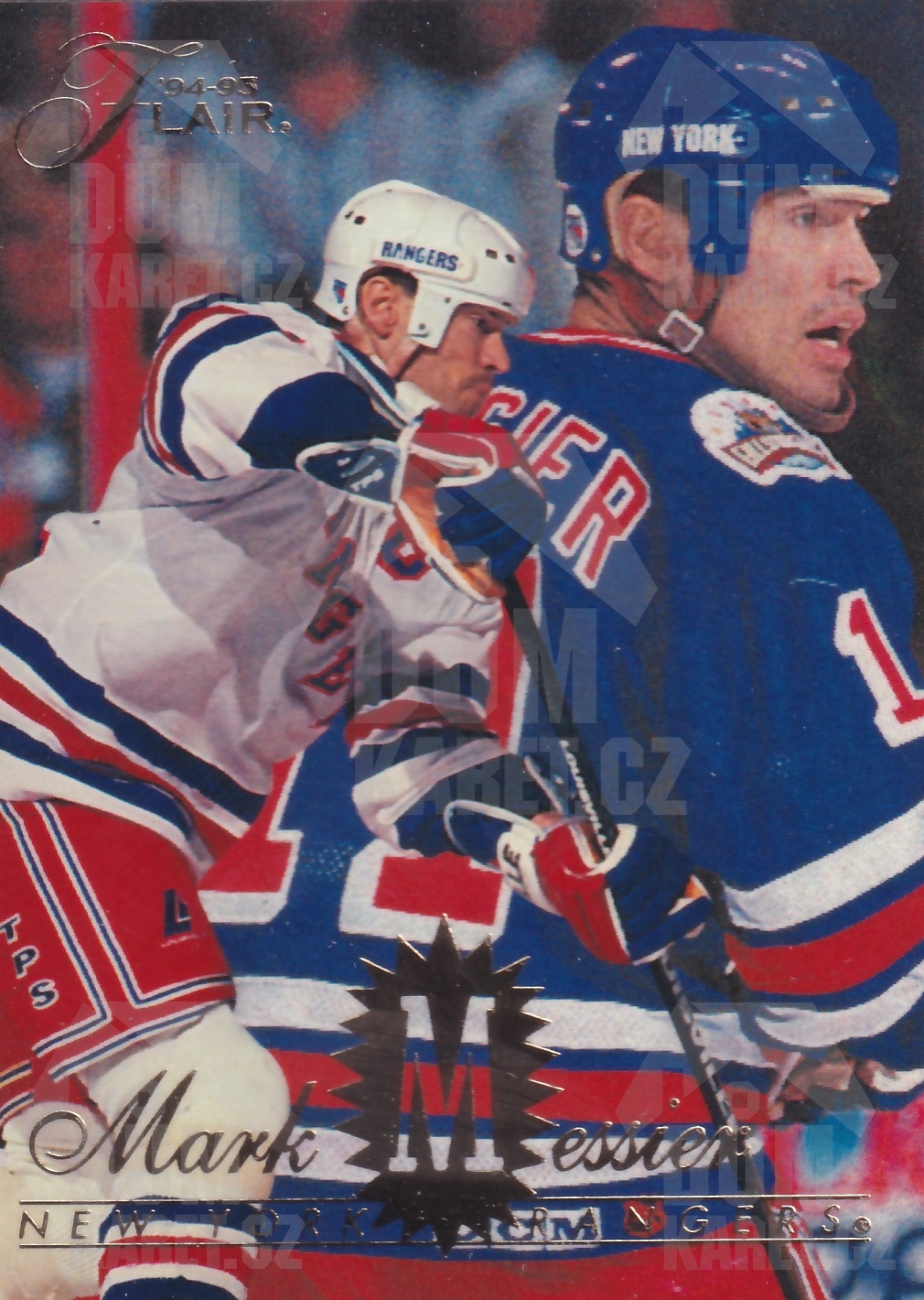 Mark Messier - 1994/95 Flair Hockey - #115