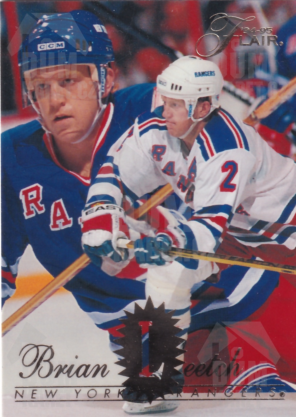 Brian Leetch - 1994/95 Flair Hockey - #114
