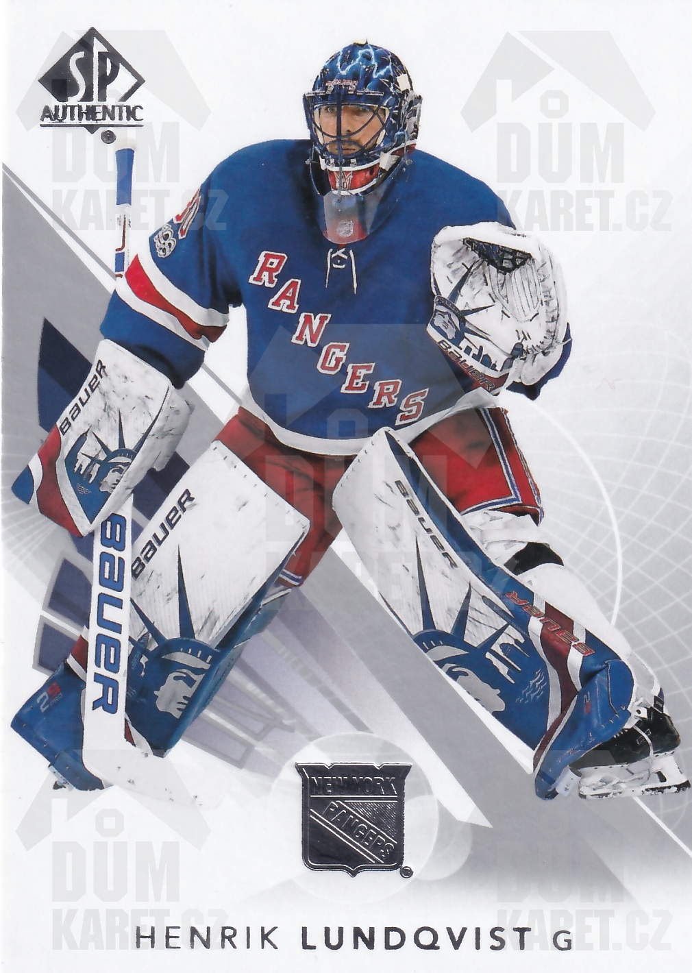 Henrik Lundqvist - 2017/18 SP Authentic Hockey - #21