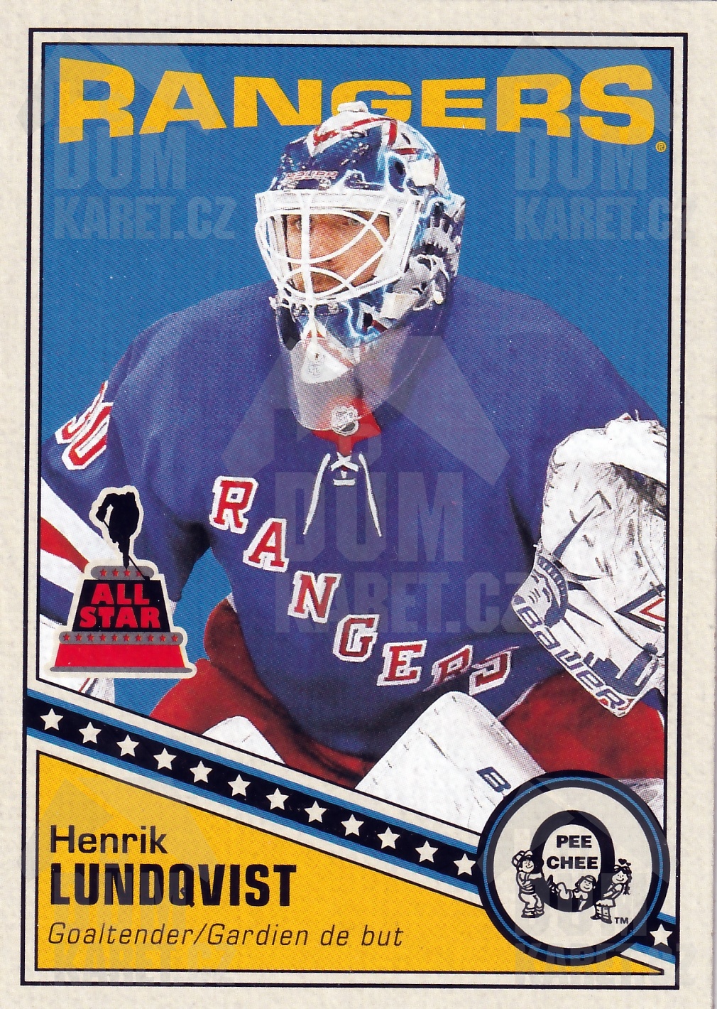 Henrik Lundqvist - 2019/20 O-Pee-Chee Hockey - #58