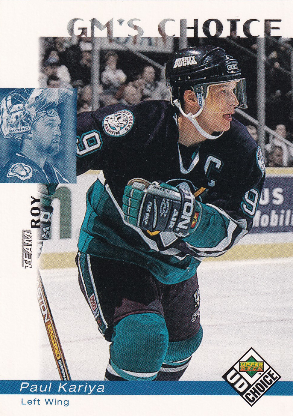 Paul Kariya - 1998/99 UD Choice Hockey - GM´s Choice #224